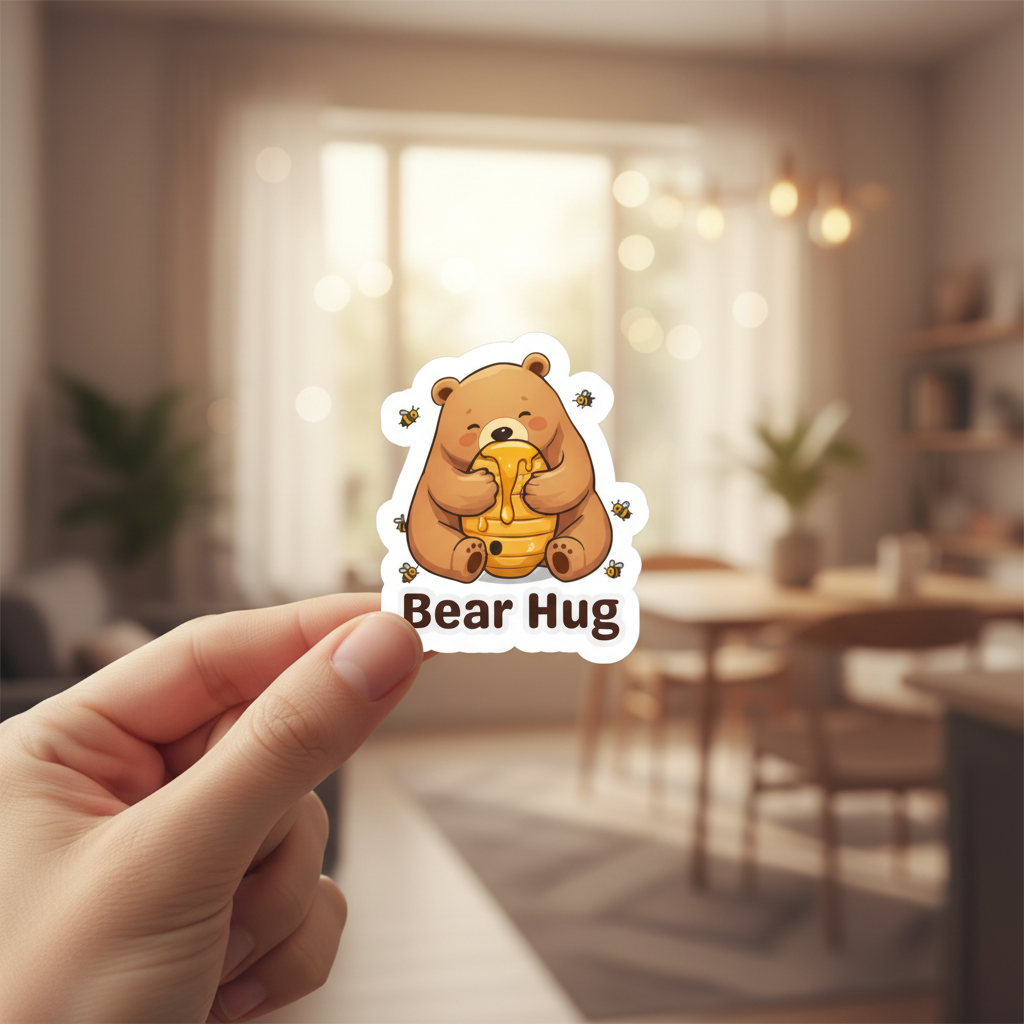Bear Hug Sticker