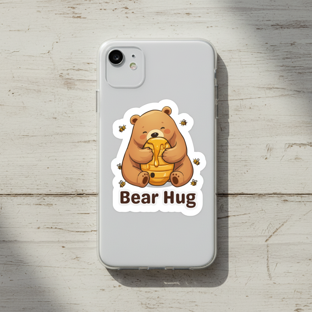 Bear Hug Sticker