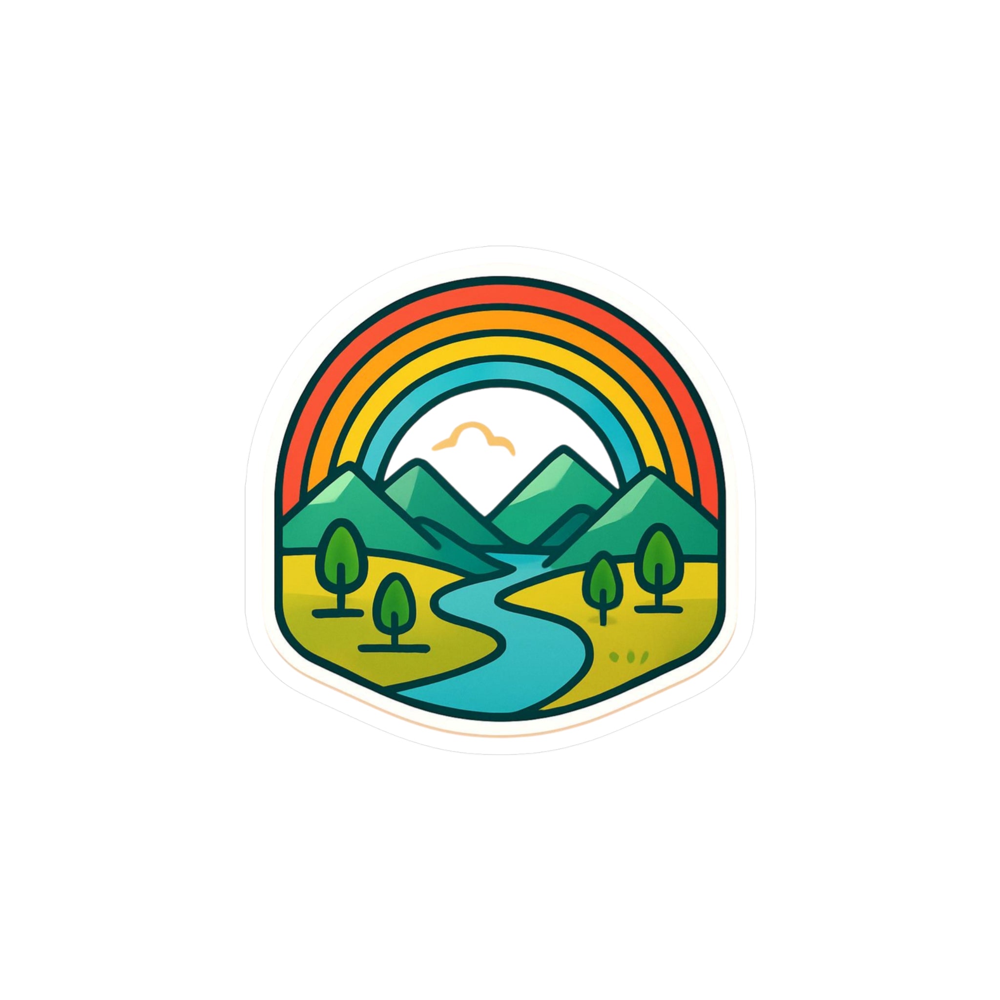 Rainbow Valley Sticker