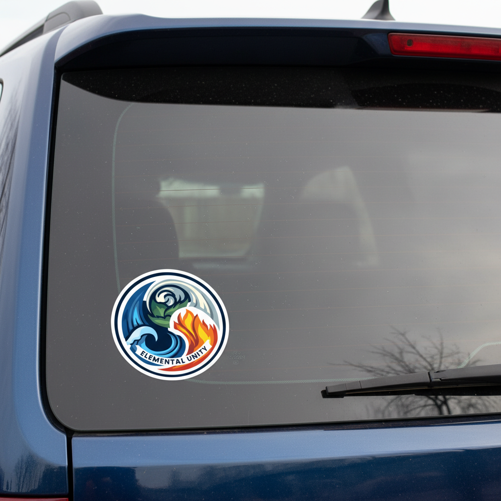 Elemental Unity Sticker