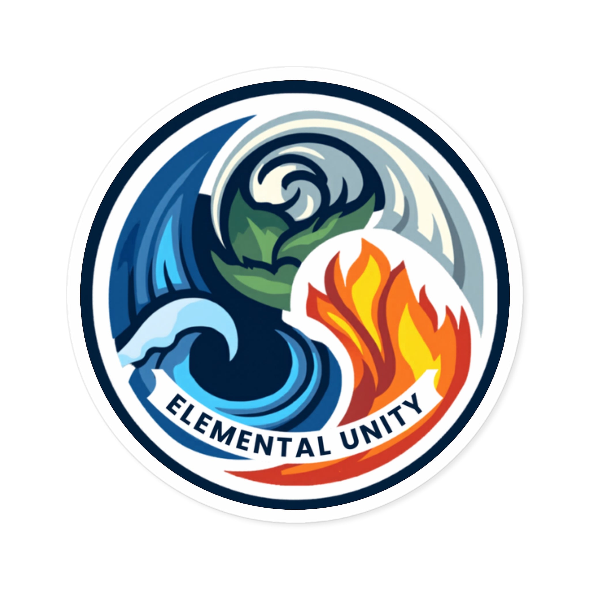 Elemental Unity Sticker