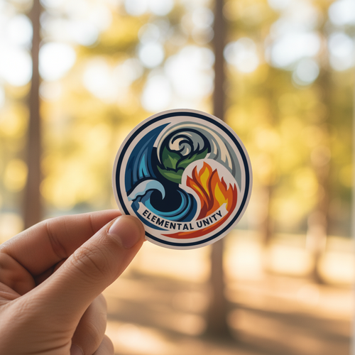 Elemental Unity Sticker